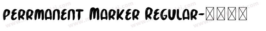perrmanent Marker Regular字体转换